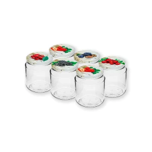 580мл стеклянные банки с закручивающейся крышкой, 6 шт Банки