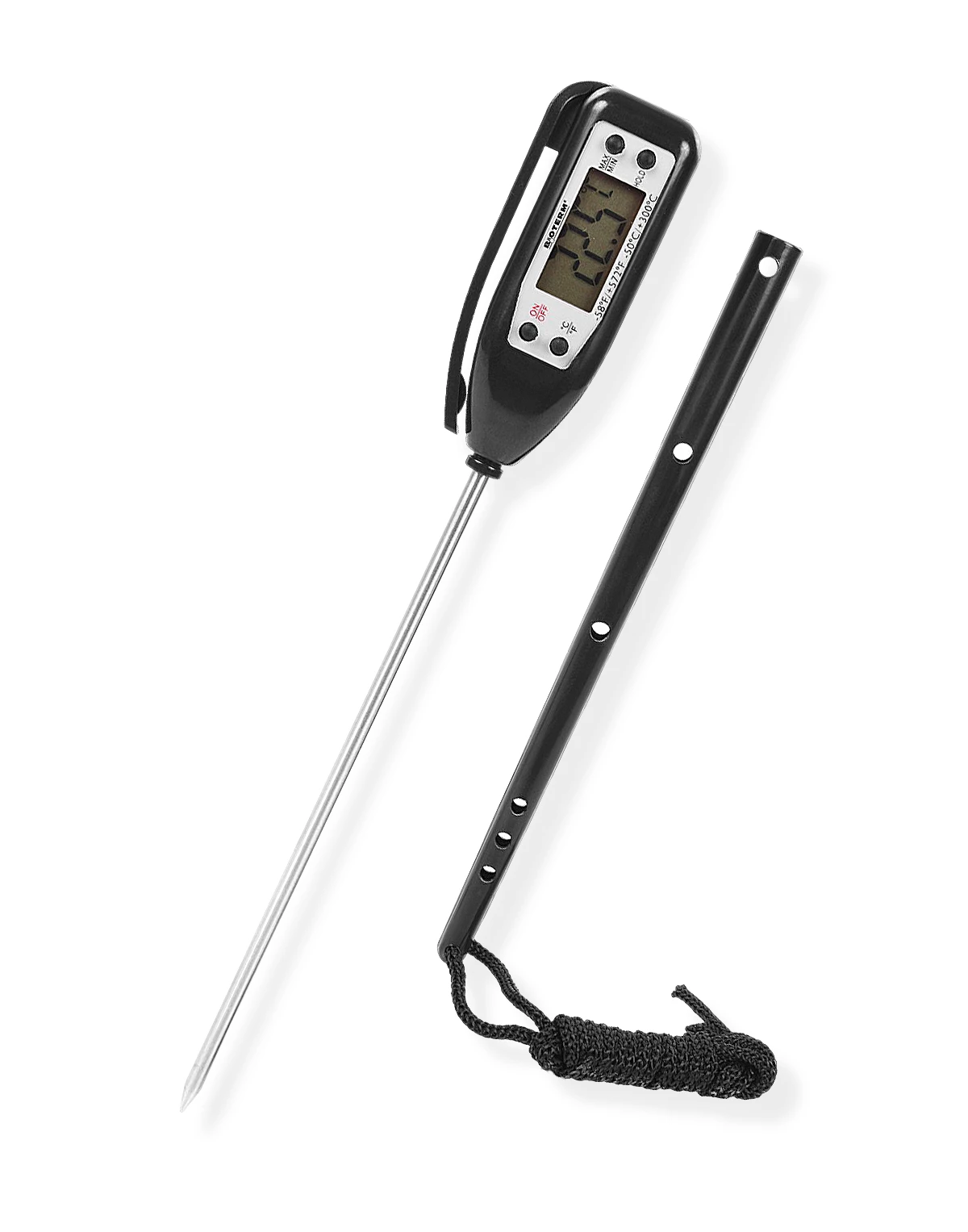 Elektroniskais pārtikas termometrs ar zondi no -50°C līdz +300°C Piederumi kūpināšanai un grilēšanai