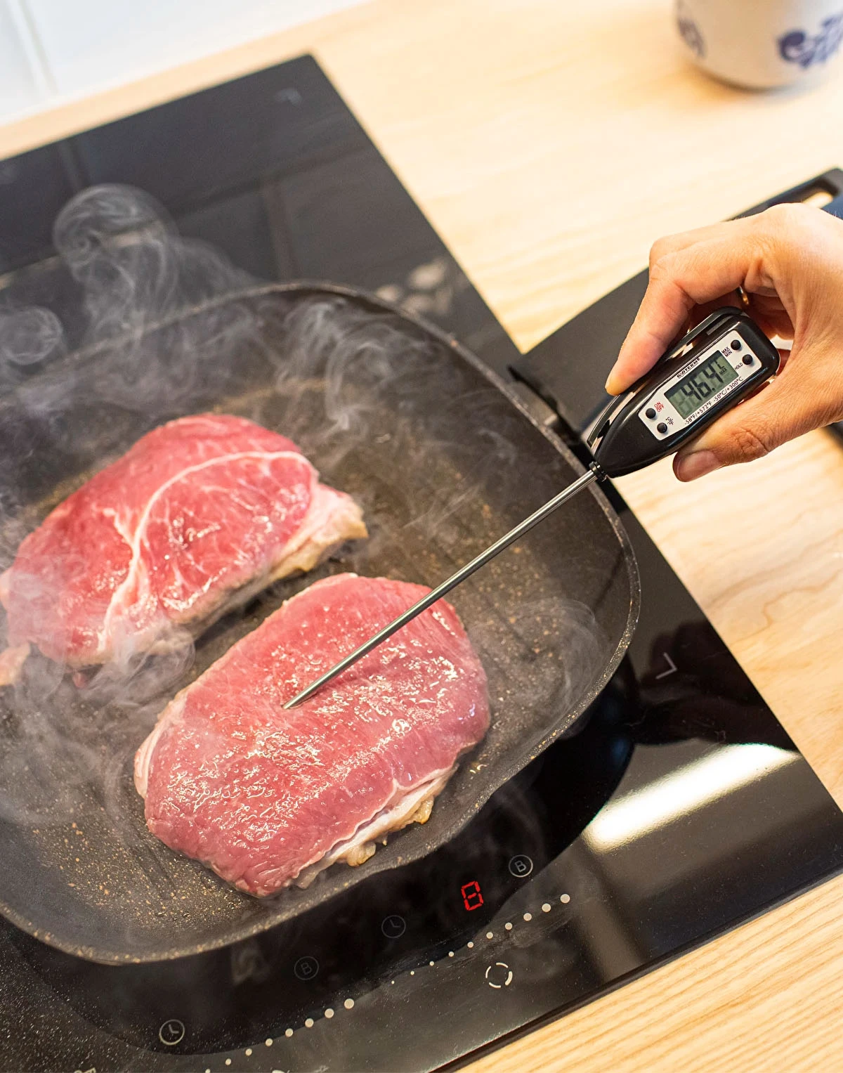 Elektroniskais pārtikas termometrs ar zondi no -50°C līdz +300°C Piederumi kūpināšanai un grilēšanai