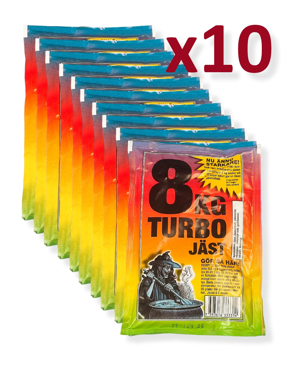 10gab - JAST 8KG (Ragana) turbo raugs 135g Raugi