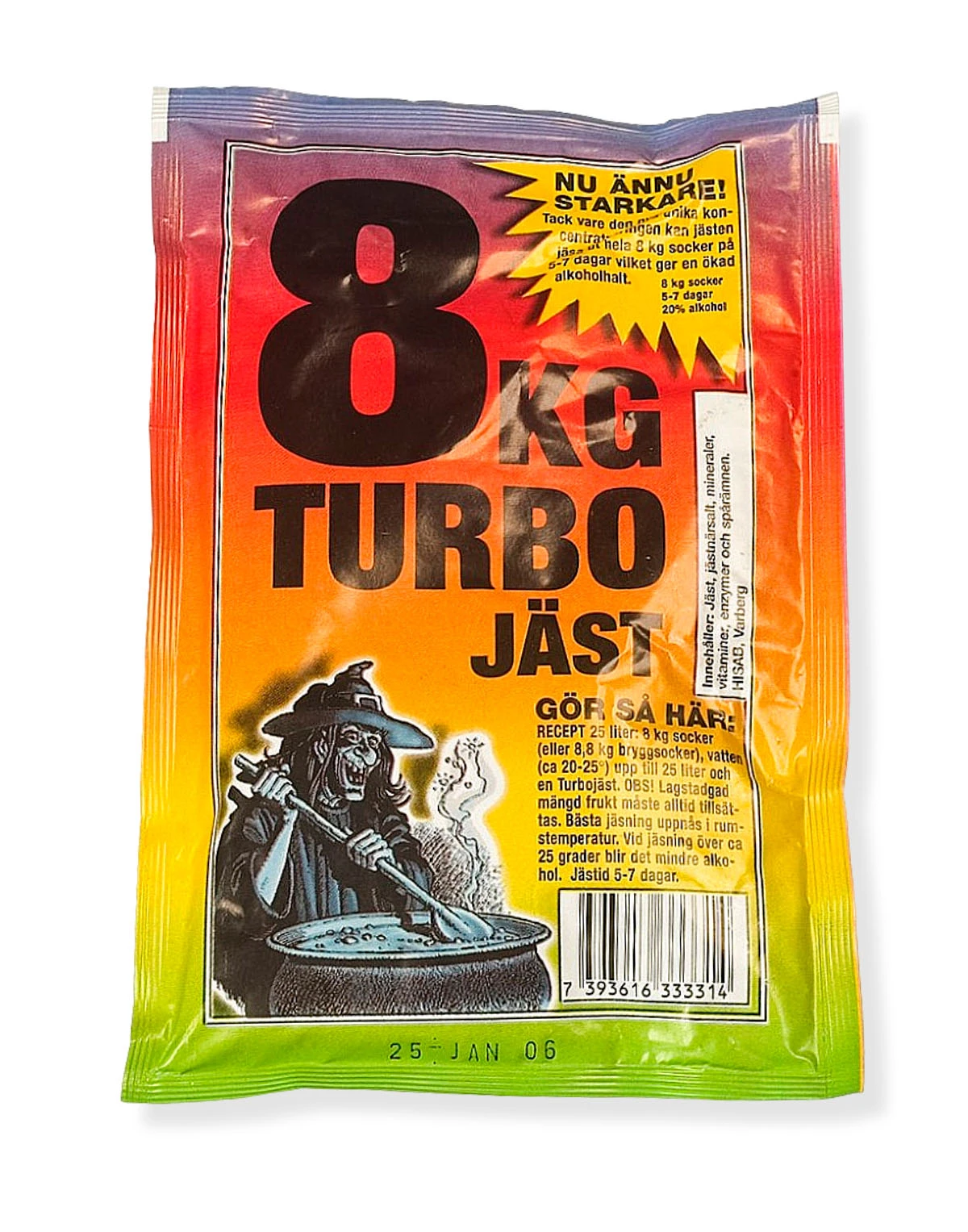 JAST 8KG (Ragana) turbo raugs 135g Raugi