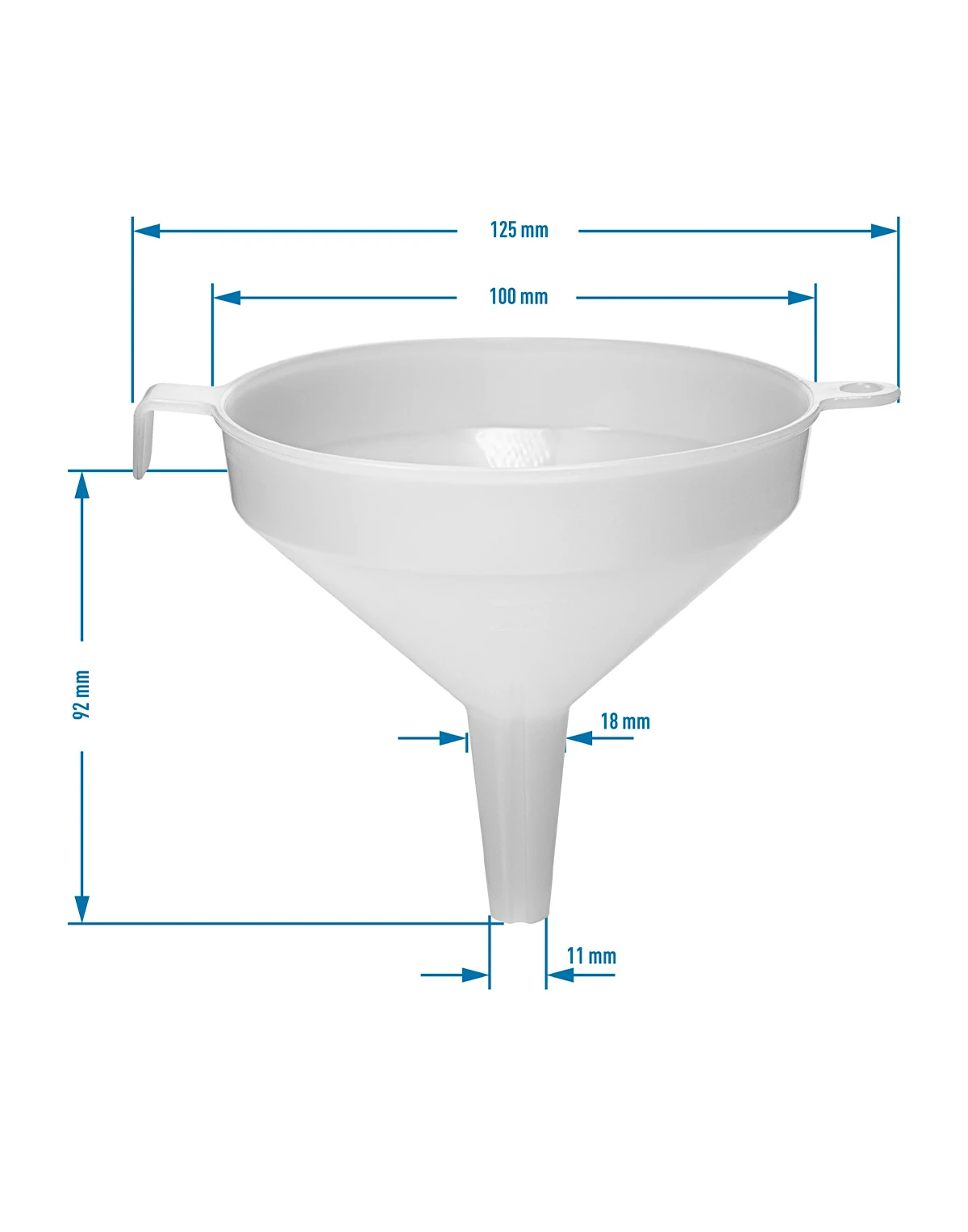 Ø10cm plastmasas piltuve Aksesuāri vīna un alus darīšanai