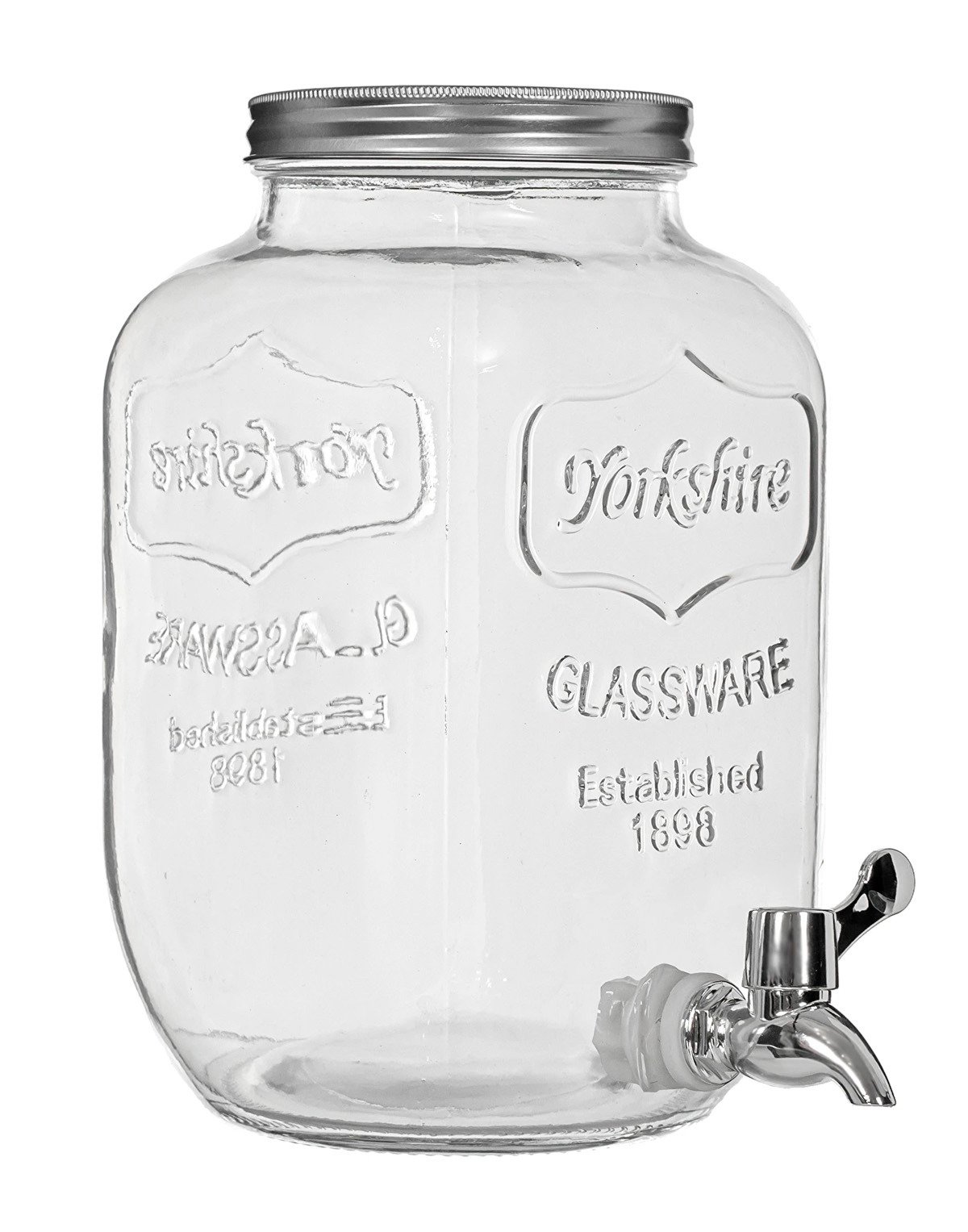 4L stikla burka Lemoniadolandia ar krānu Ballitei