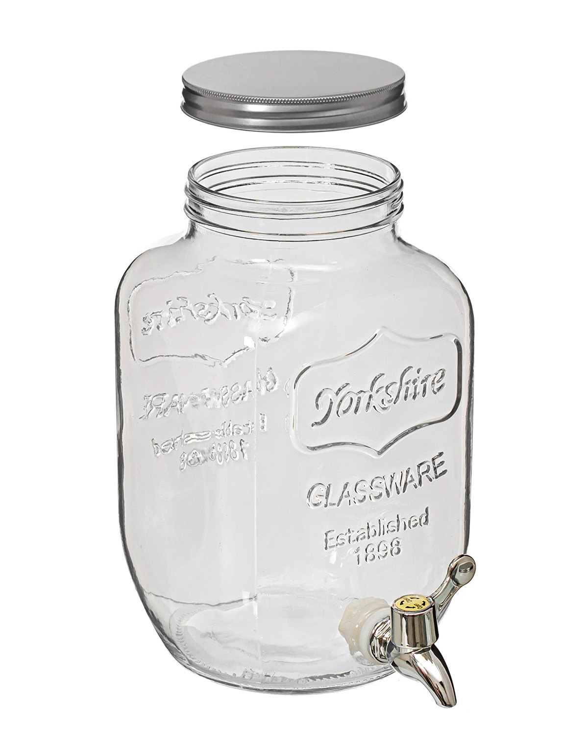 4L stikla burka Lemoniadolandia ar krānu Ballitei