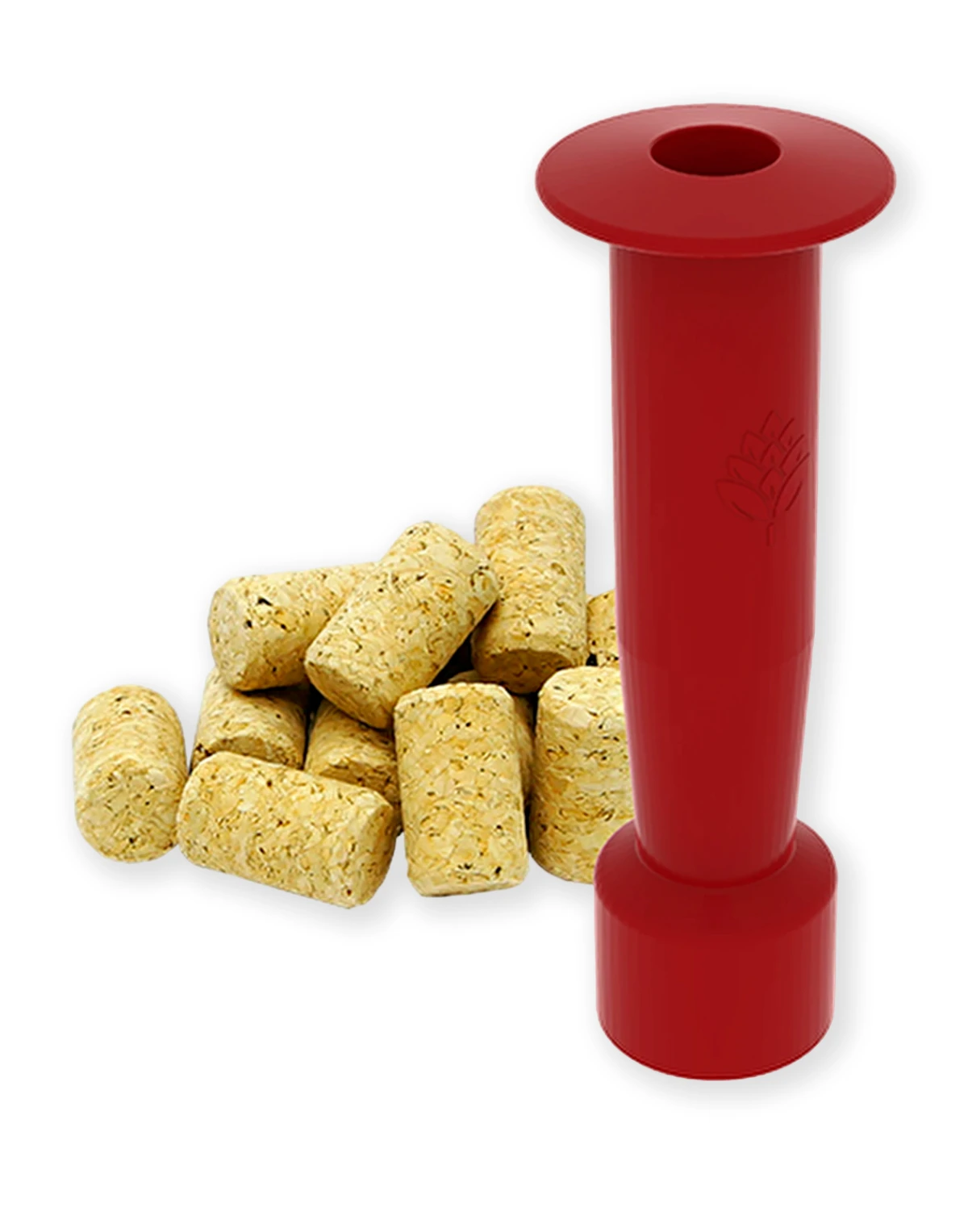 Manuāla korķu prese + 10 korķi Aksesuāri vīna un alus darīšanai