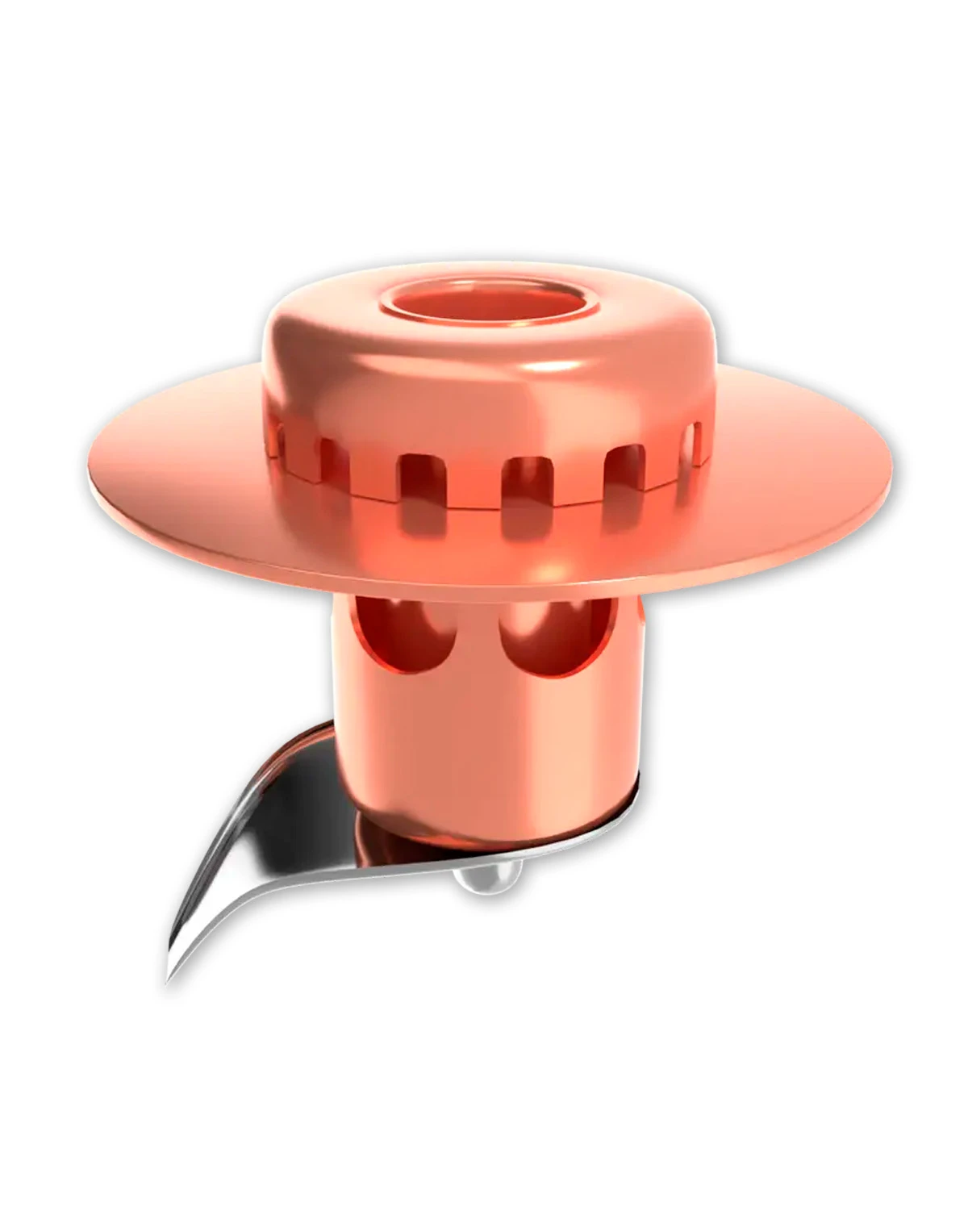 2" stikla kolonna 3 līmeņi ar vara vāciņiem Destilātoru aksesuāri un sastāvdaļas