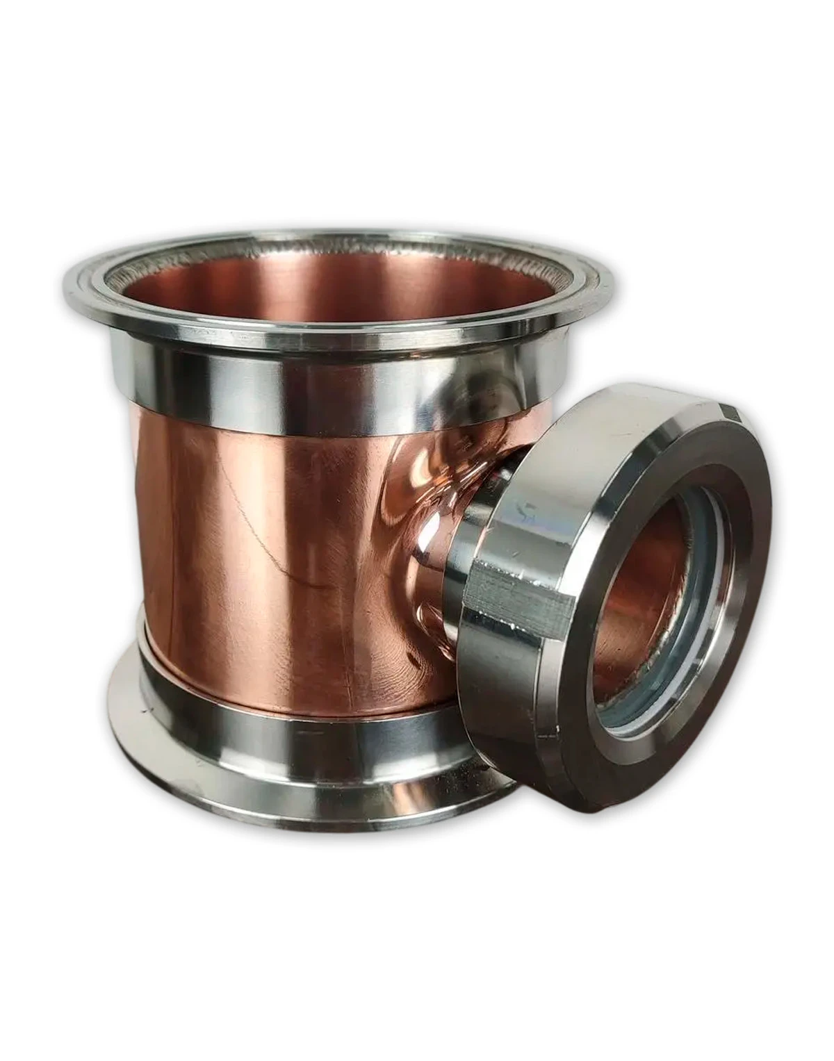 4" Kolonna 4 vara līmeņi BABYLON PREMIUM ar vara vāciņiem, destilācija un rektifikācija Destilācijas un rektifikācijas kolonnas, galvas