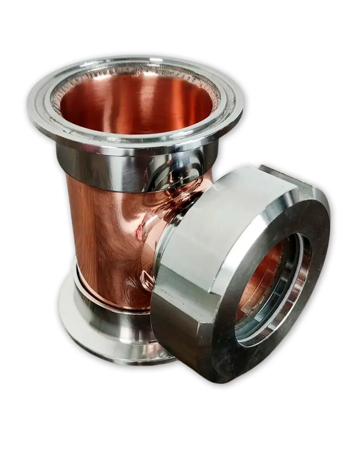 3" Kolonna 5 vara līmeņi BABYLON PREMIUM ar vara vāciņiem, destilācija un rektifikācija Destilācijas un rektifikācijas kolonnas, galvas