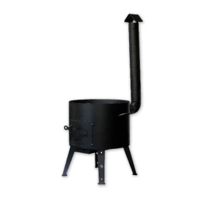 Krāsns ar skursteni 16L kazanam (metāls 2 mm) Statīvi un krāsnis